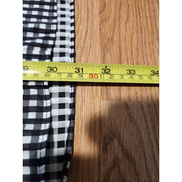 Bugatchi Shaped Fit Long Sleeves Black And White Men Shirt Medium - Picture 9 of 9